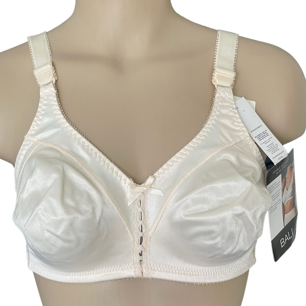 BALI Double Support Bra Wire Free Style $DF3820 Light Beige 36C